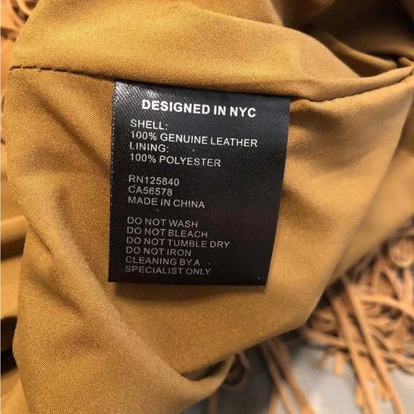 Intermix Suede Fringe Skirt- New With Tags!! - Picture 8 of 13